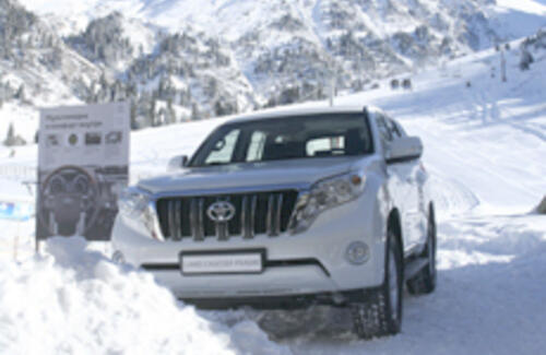 В Алматы презентовали новый Toyota Land Cruiser Prado