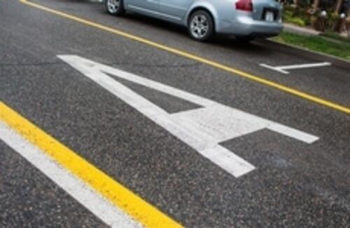 В Астане начинают штрафовать за выезд на автобусную полосу