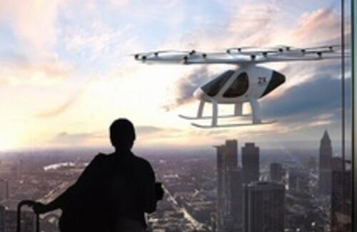 Первое летающее такси протестировали в Дубае
