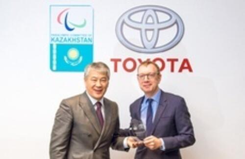 Toyota в партнерстве с НПК будут продвигать паралимпийский спорт в Казахстане