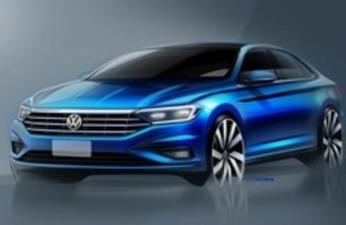 Volkswagen раскрыл дизайн нового седана Jetta