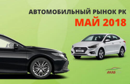 Казахстанский автомобильный рынок ​​​​​​​в мае 2018 года